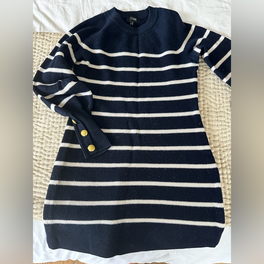 Intermix merino wool dress M
